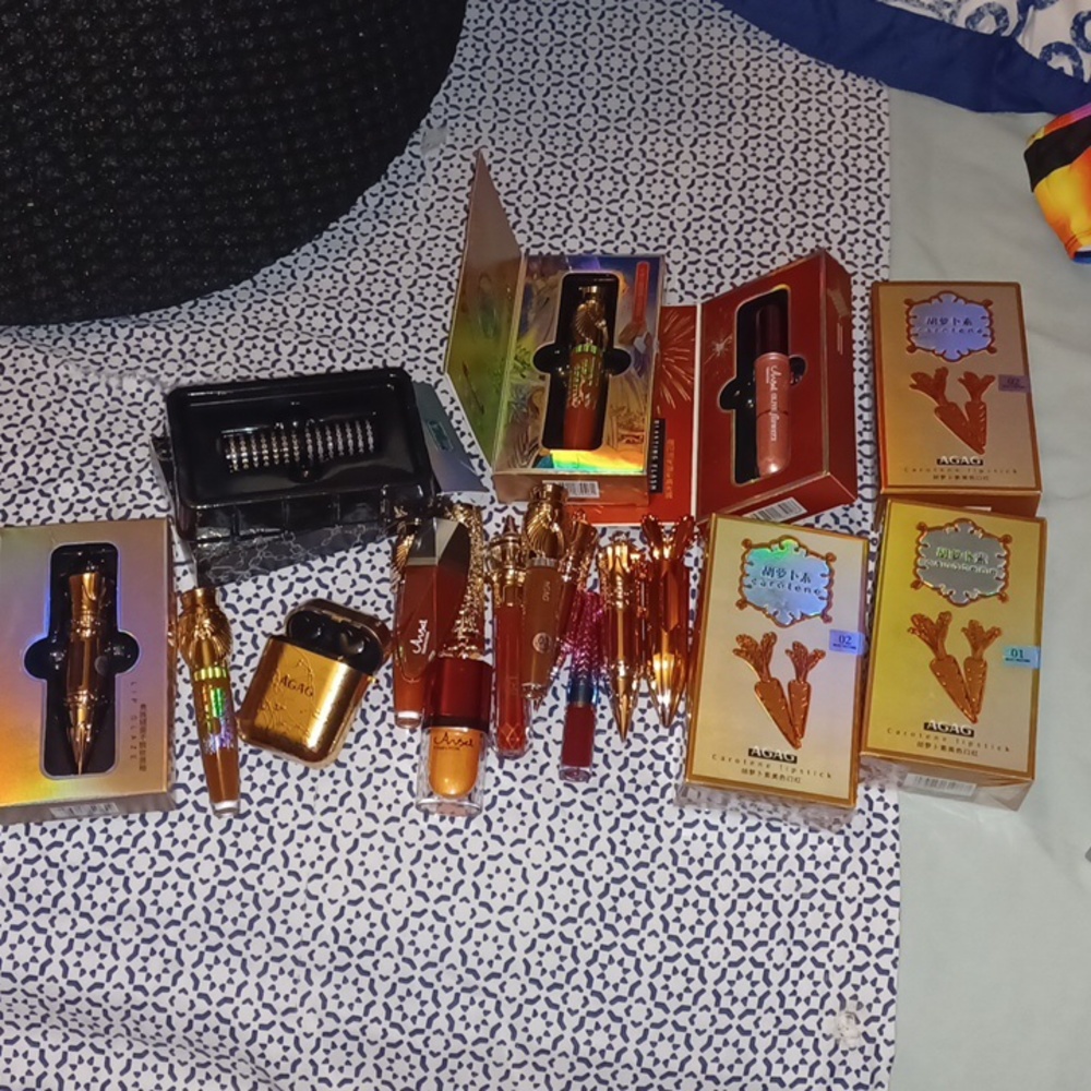 All colors of lipsticks